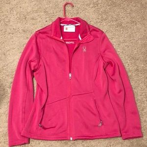 Spyder core sweater/jacket size L